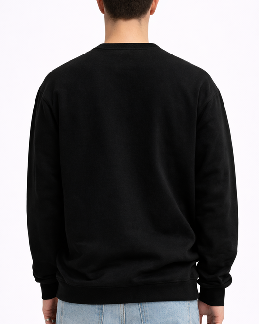 COMMUNITY CREWNECK - Signature Black / White