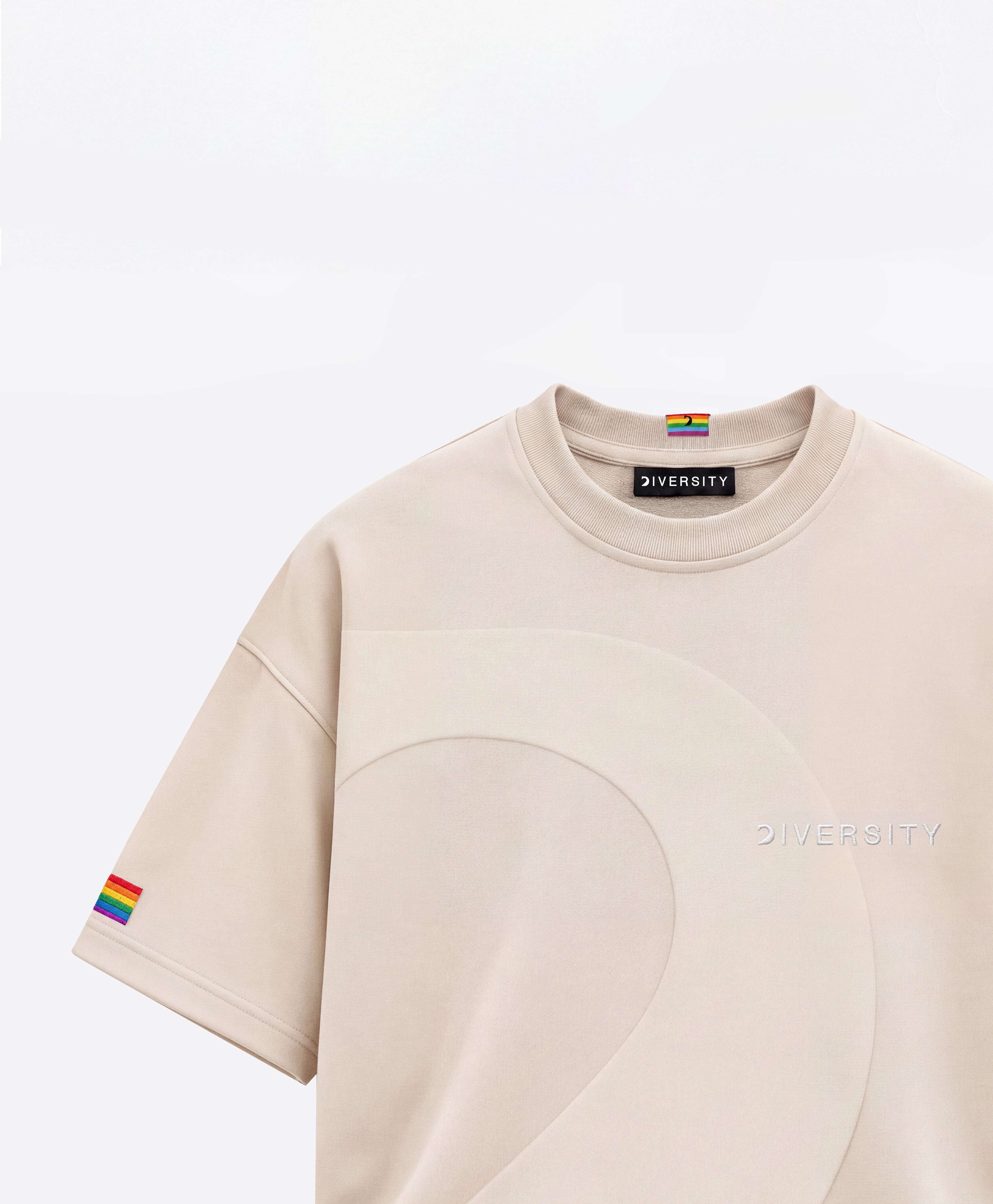 Heavyweight T-shirt Beige
