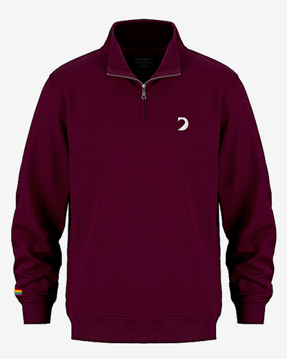 1/4 DE ZIP BOURGOGNE