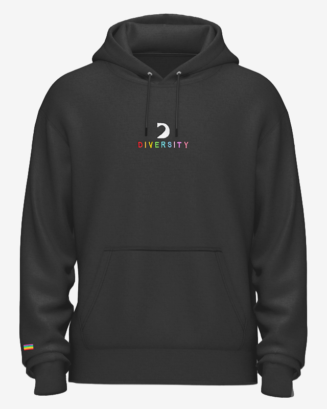 COMMUNITY HOODIE - GRIS MULTICOLORE