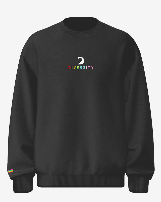 COMMUNITY CREWNECK - GRIS MULTICOLORE