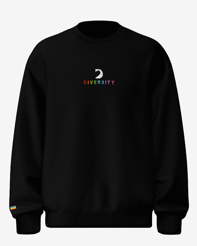 COMMUNITY CREWNECK - NOIR MULTICOLORE