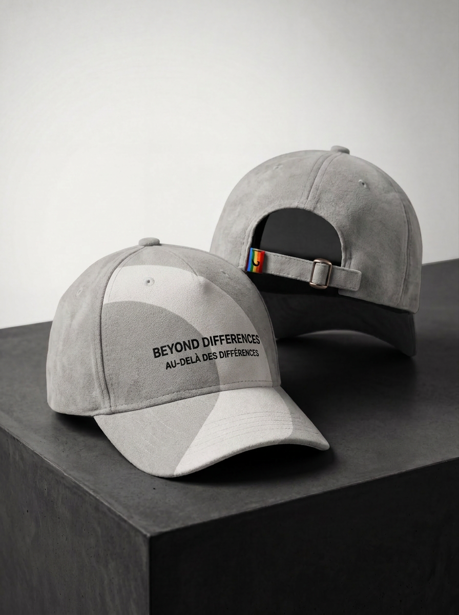 Casquette Suède Végan Grise