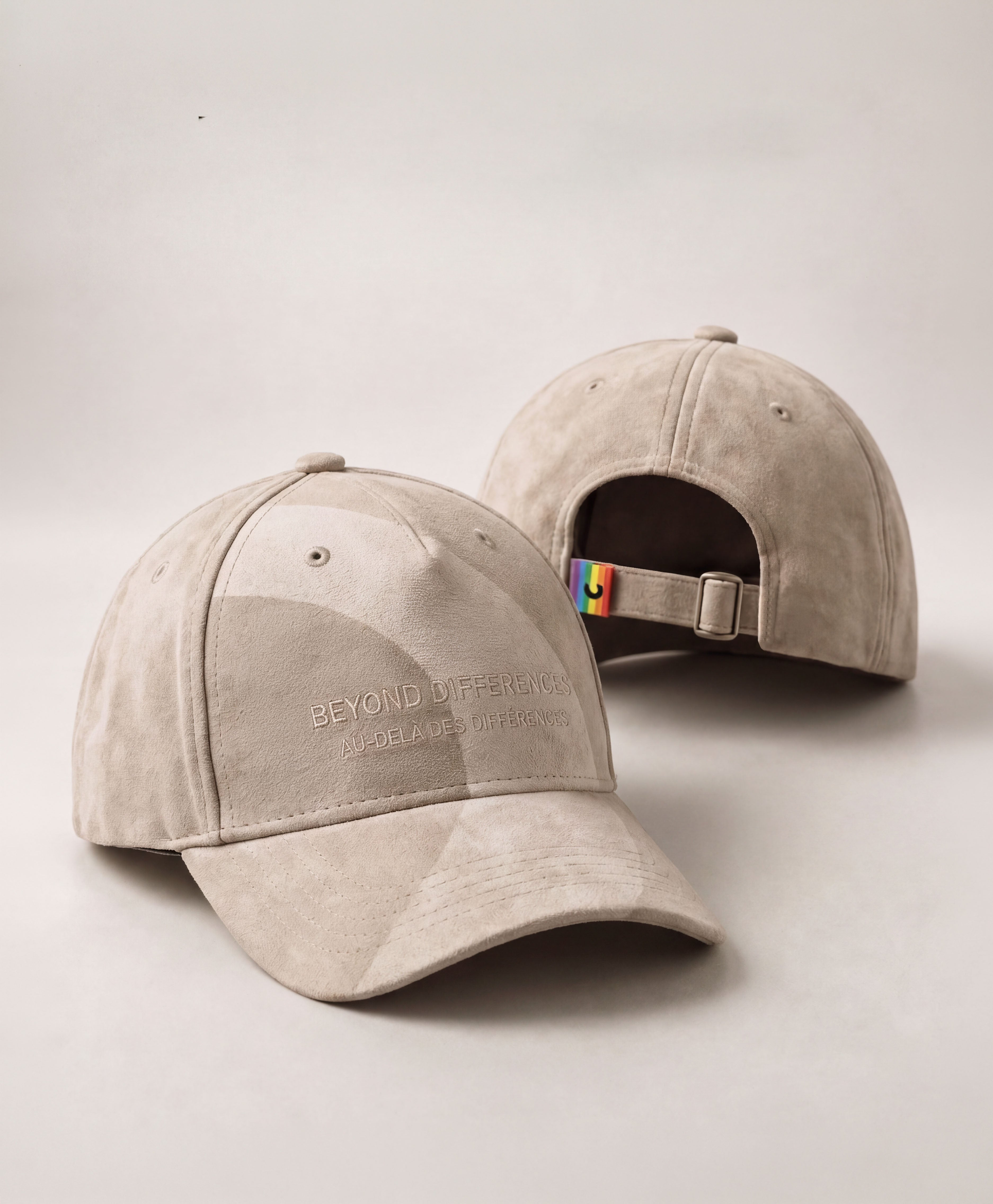 Casquette Suède Végan Beige