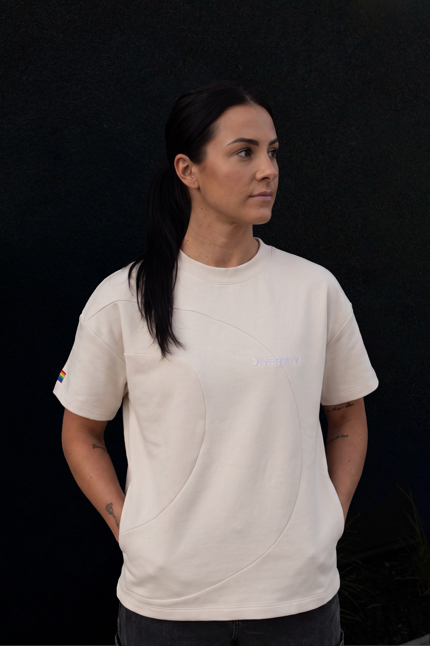 Heavyweight T-shirt Beige