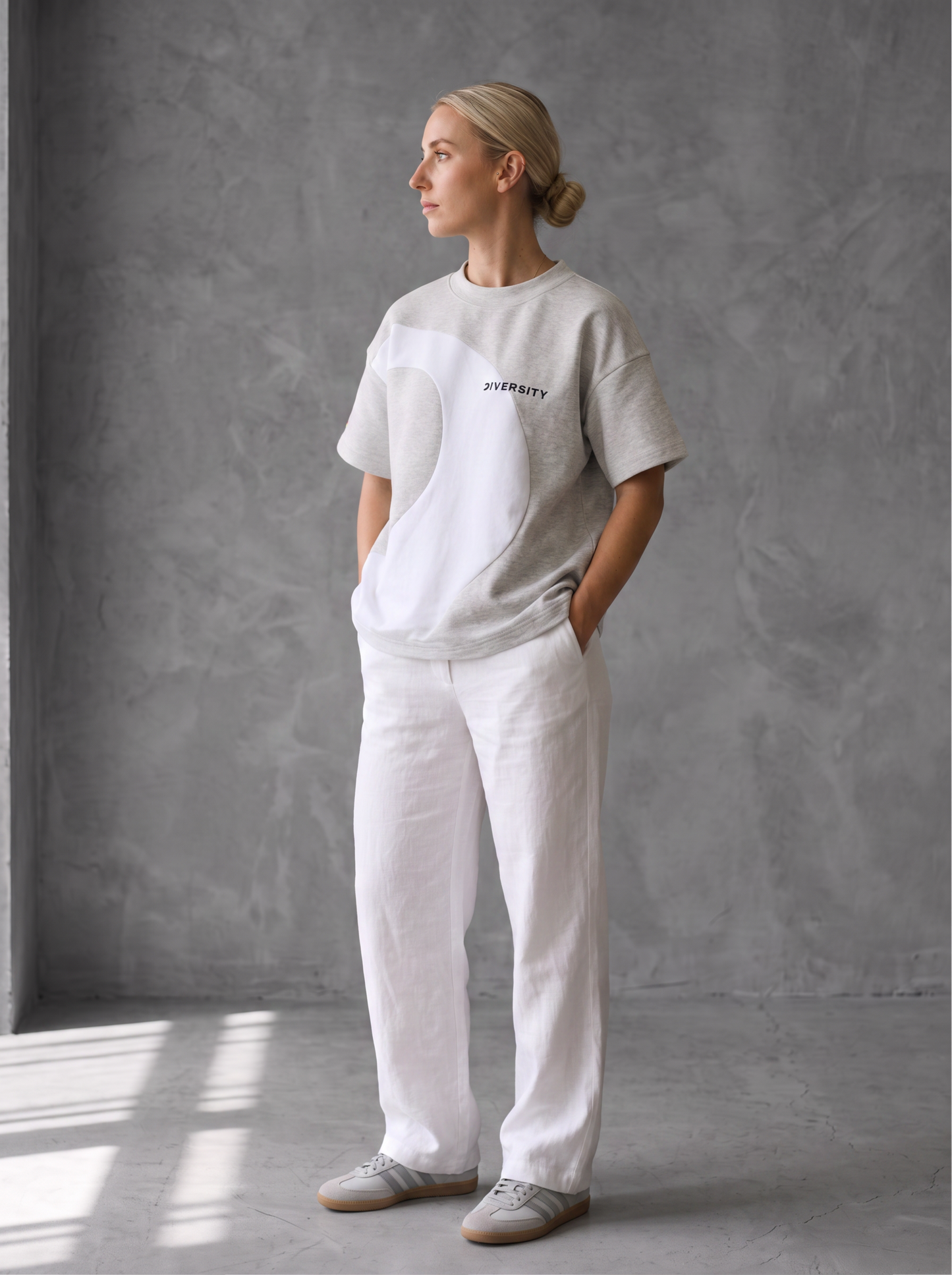 Heavyweight T-shirt Gris