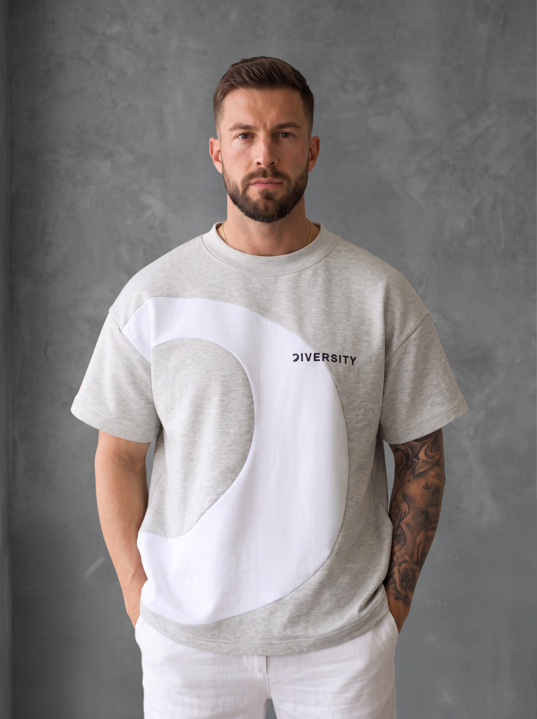 Heavyweight T-shirt Gris