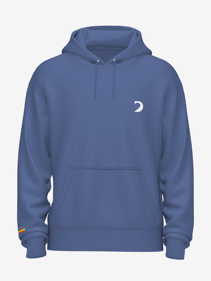 BASICS - HOODIE BLEU VINTAGE