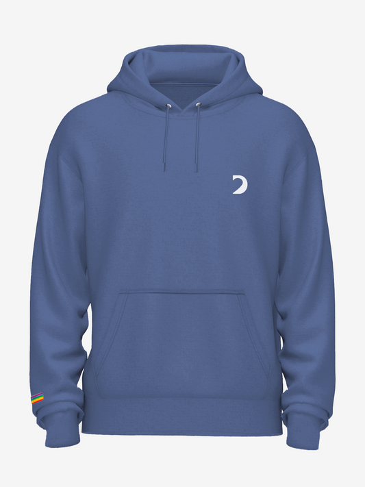 BASICS - HOODIE BLEU VINTAGE