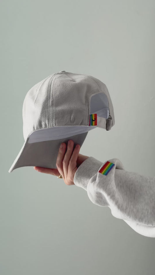 Casquette Suède Végan Grise