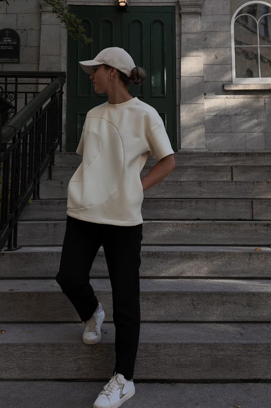 Heavyweight T-shirt Beige